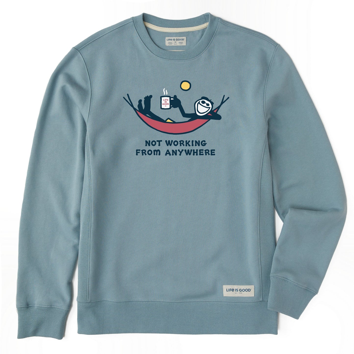 Men's Not Working Hammock Simply True Fleece Crew