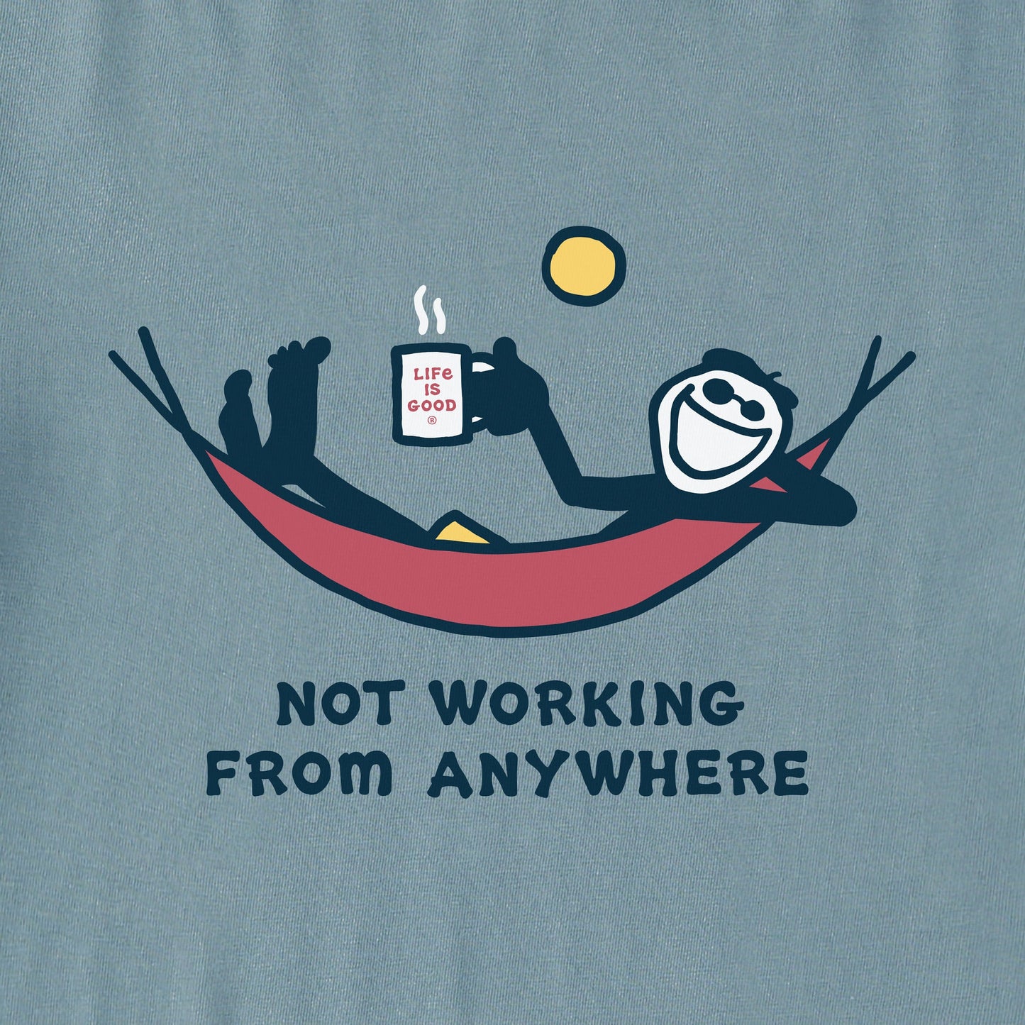 Men's Not Working Hammock Simply True Fleece Crew