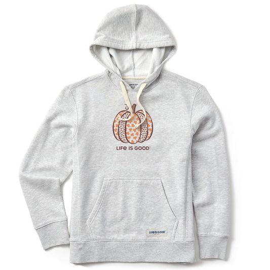 Women's Fall Pattern Pumpkin Simply True Fleece Hoodie