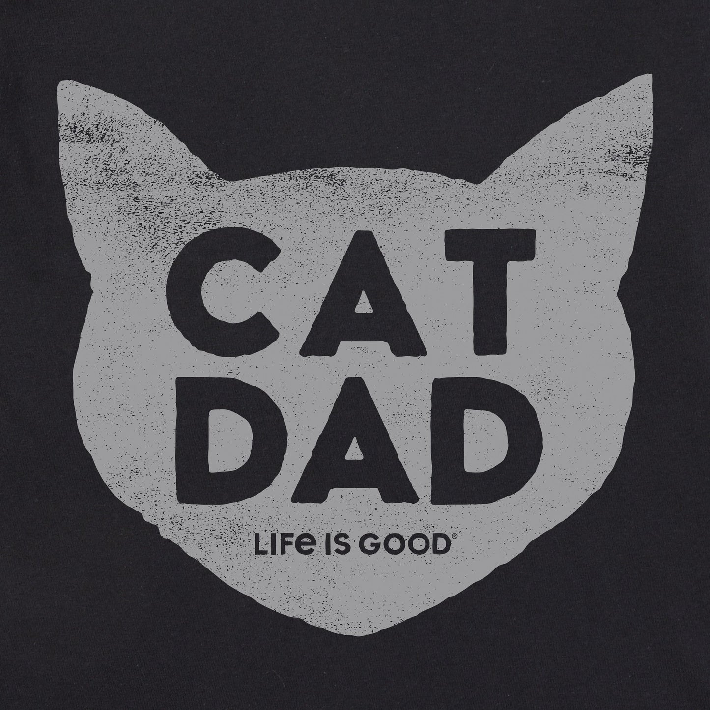Men's Cat Dad Silhouette Short Sleeve Tee