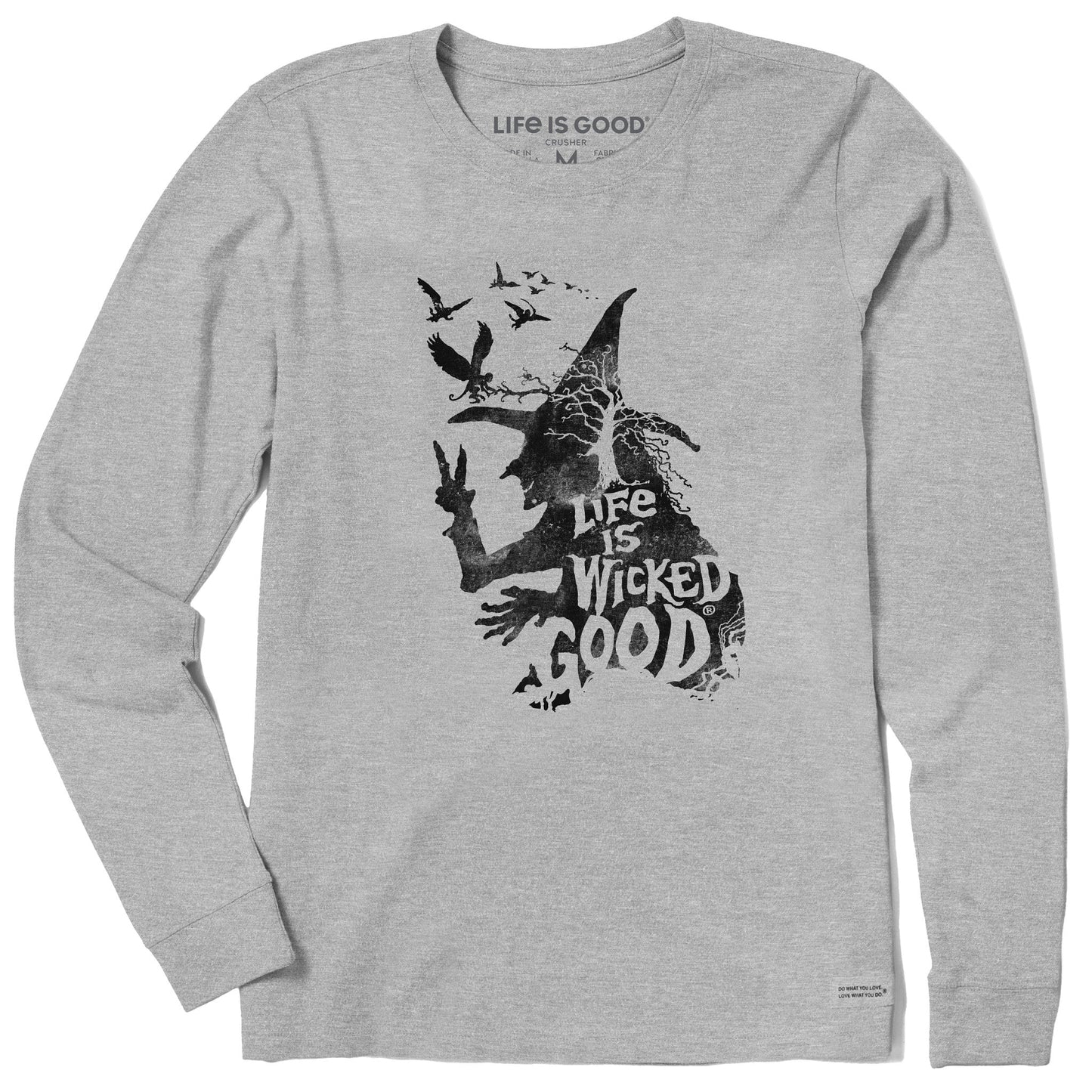 Women's Wizard of Oz Life is Wicked Good Witch Long Sleeve Crusher Tee