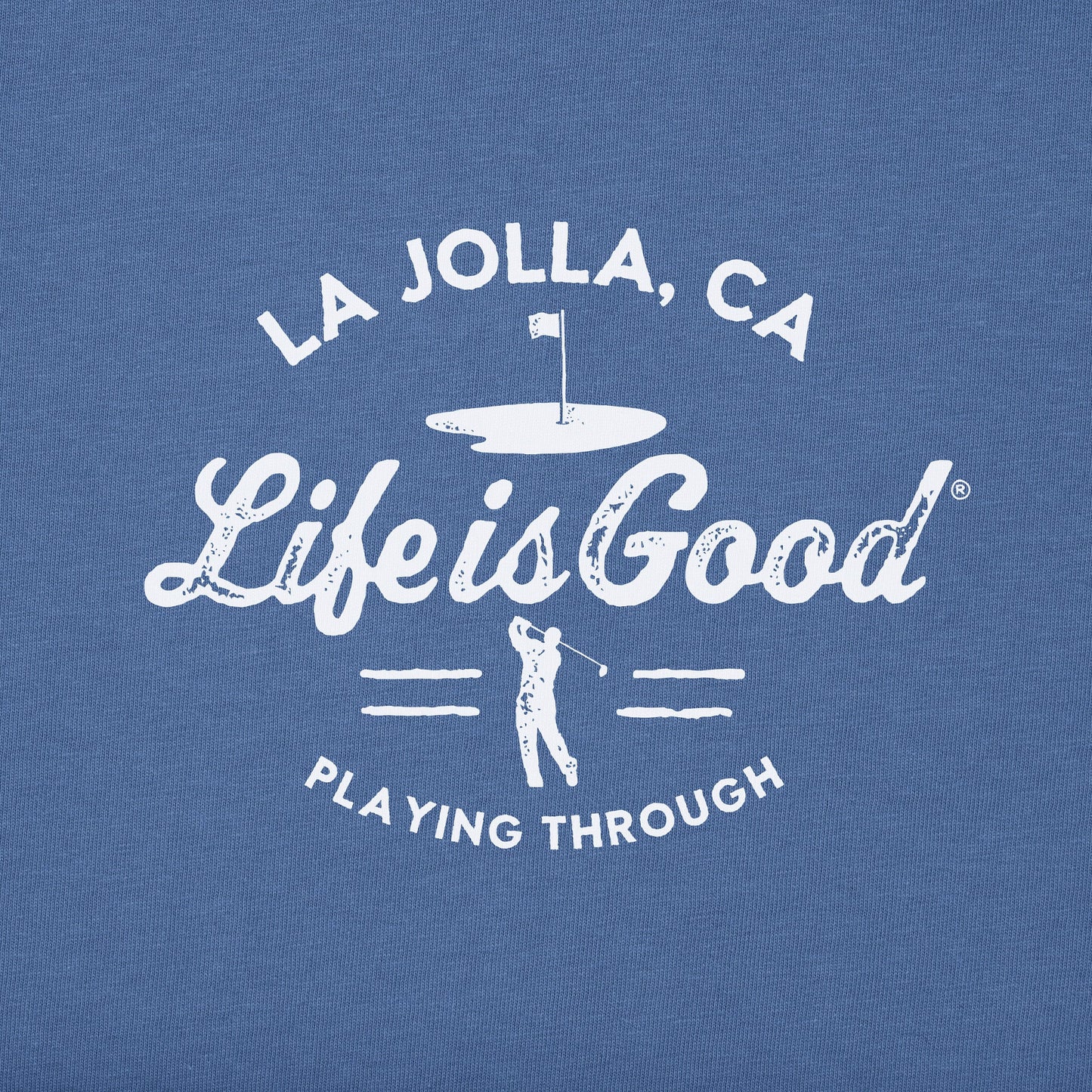 Men's ND Playing Through Golf La Jolla Short Sleeve Crusher-LITE Tee