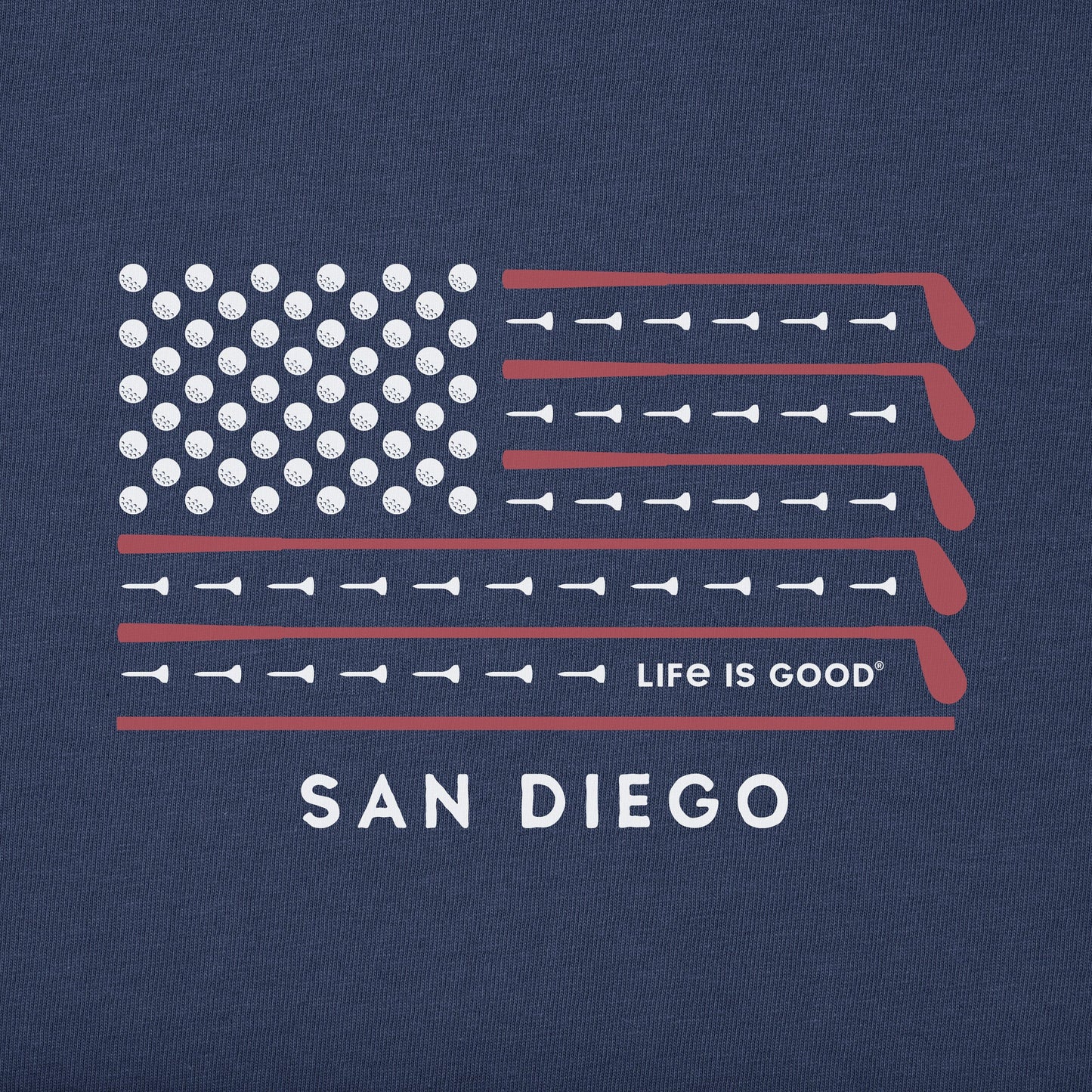 Men's ND Golf Flag San Diego Short Sleeve Crusher-LITE Tee