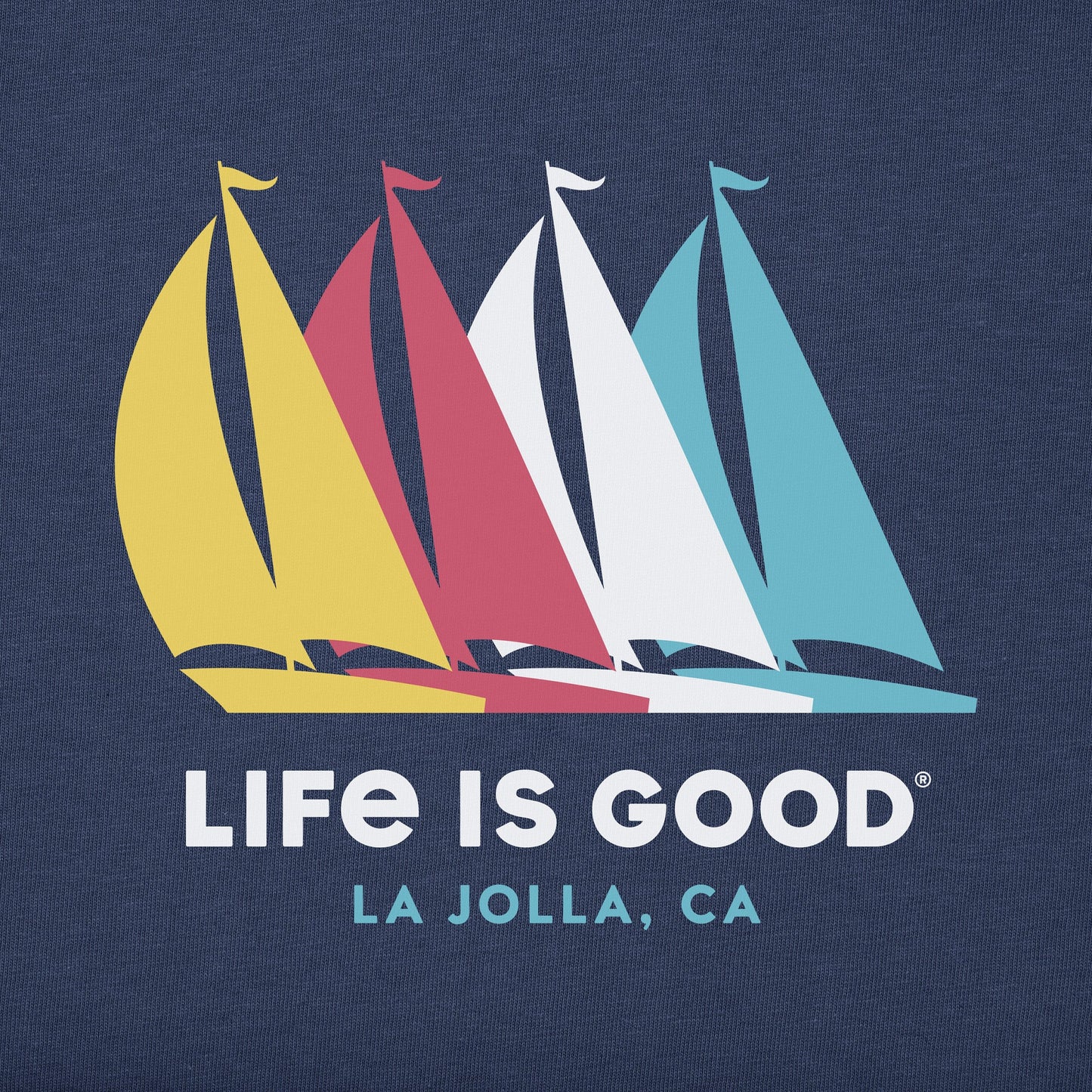 Men's ND Sailboats La Jolla Short Sleeve Crusher-LITE Tee