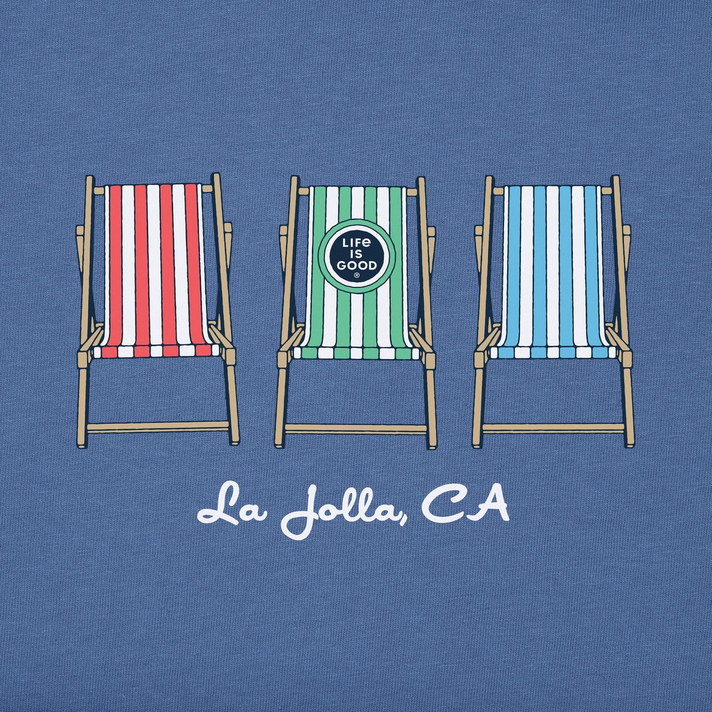 Women's ND Beach Chairs La Jolla Short Sleeve Crusher-LITE Tee