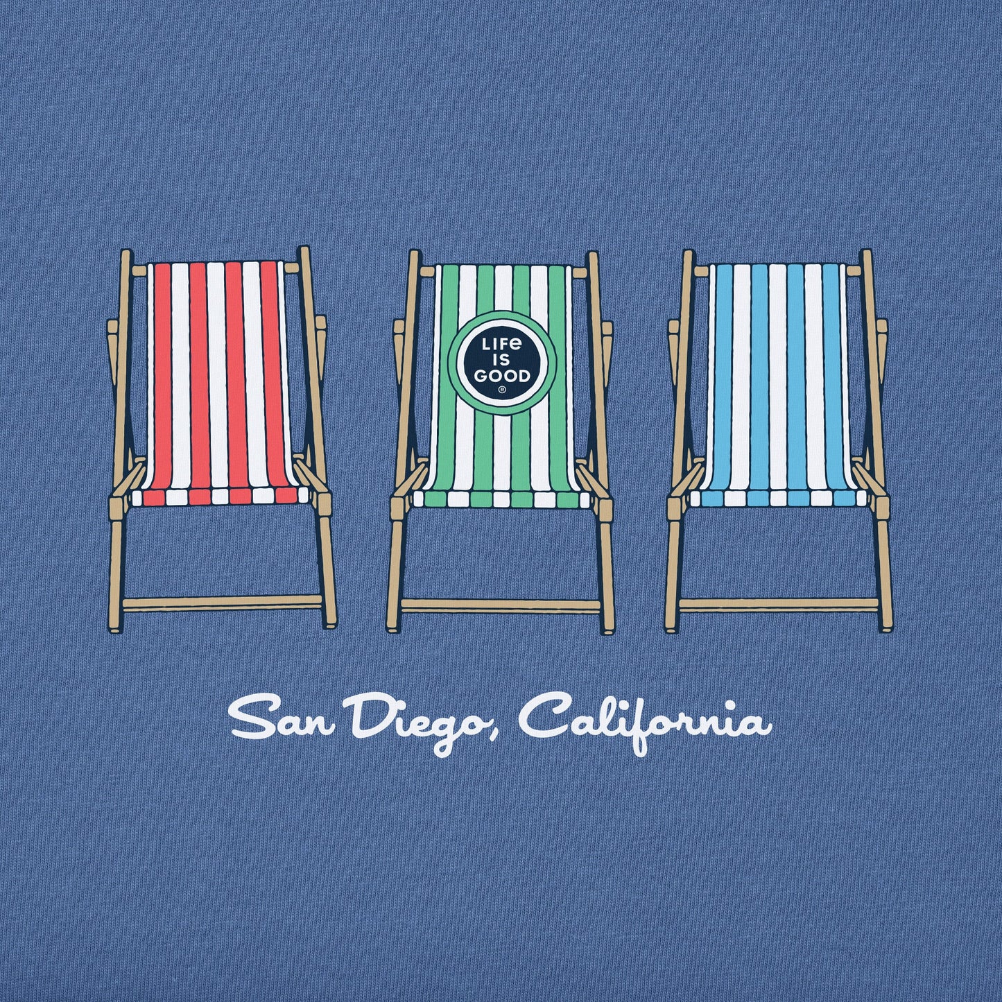 Women's ND Beach Chairs San Diego Short Sleeve Crusher-LITE Tee