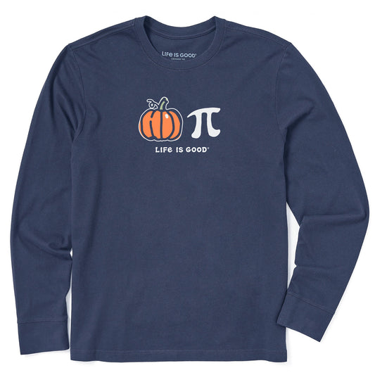 Men's Pumpkin + Pie Long Sleeve Crusher Tee