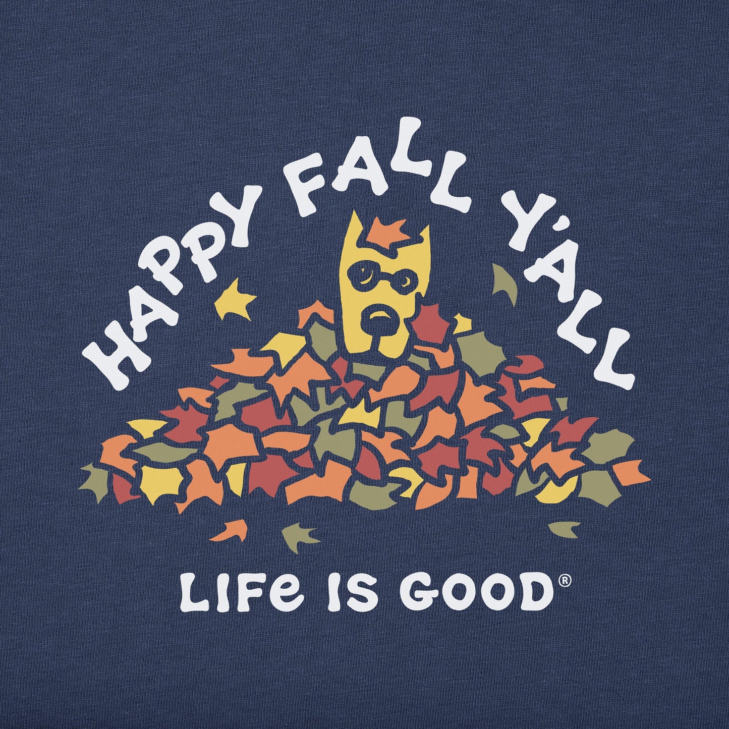 Men's Rocket Happy Fall Y'All Long Sleeve Crusher Tee