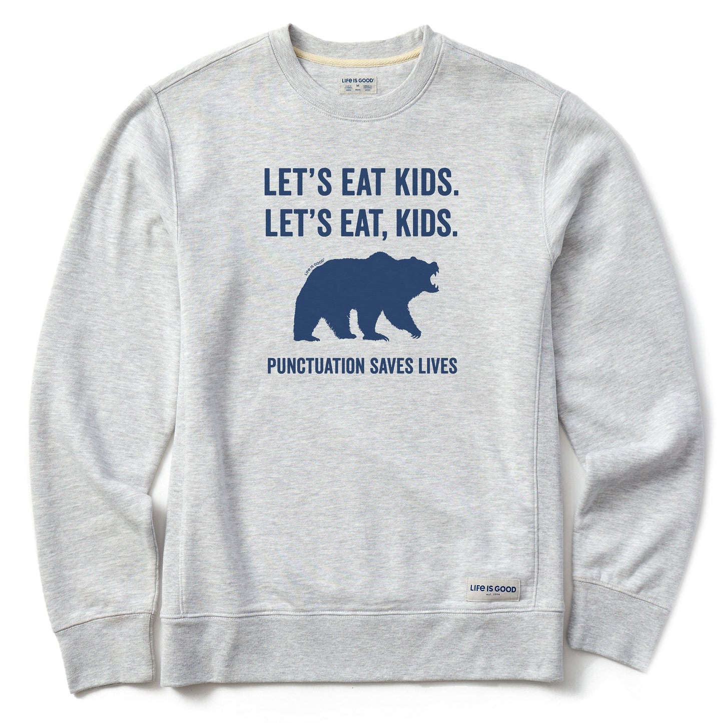 Men's Let's Eat, Kids Simply True Crew