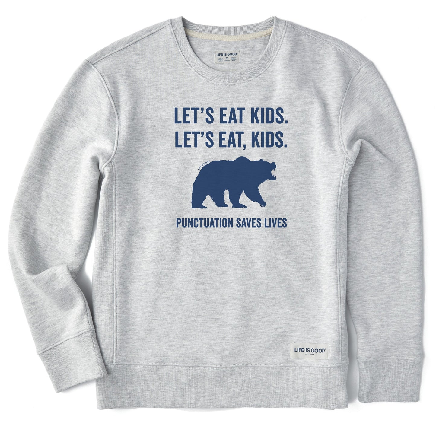 Women's Let's Eat, Kids Simply True Crew