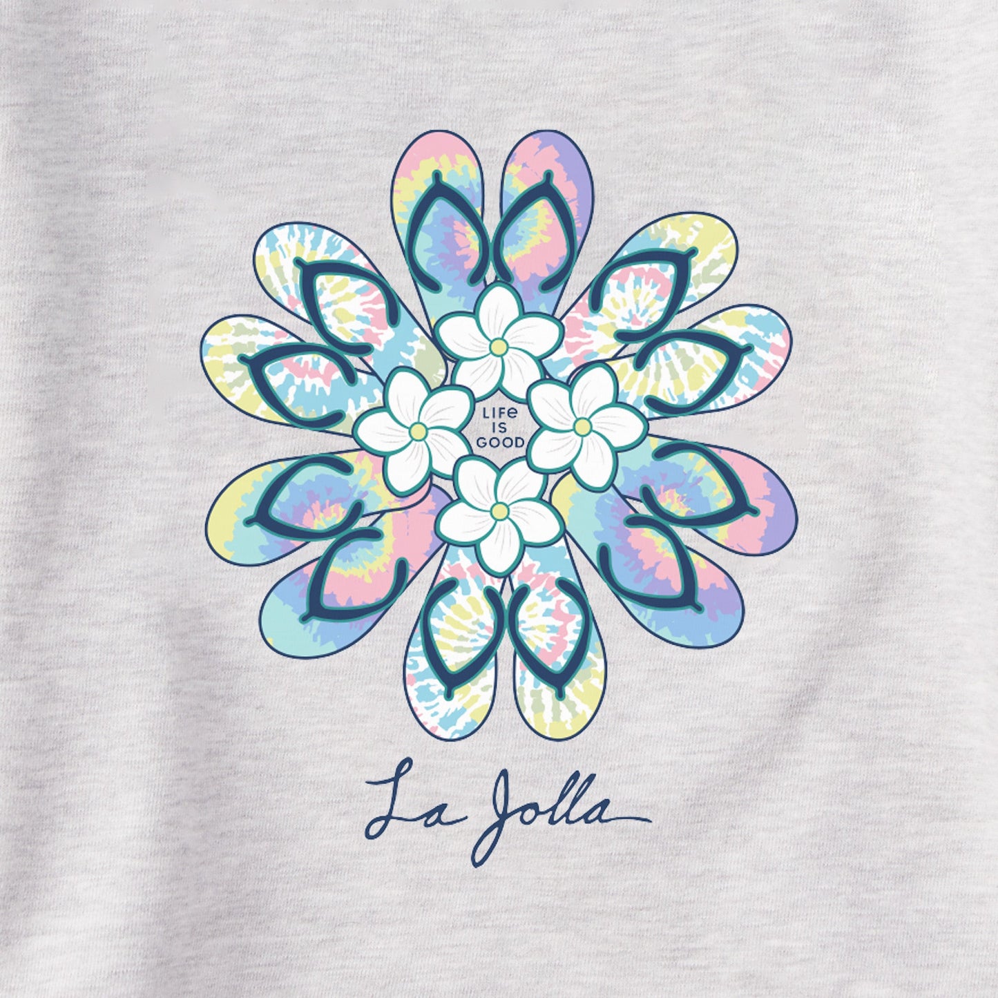 Women's La Jolla Flip Flop Flower Simply True Crew
