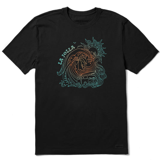 Men's Bus La Jolla Short Sleeve Crusher Tee