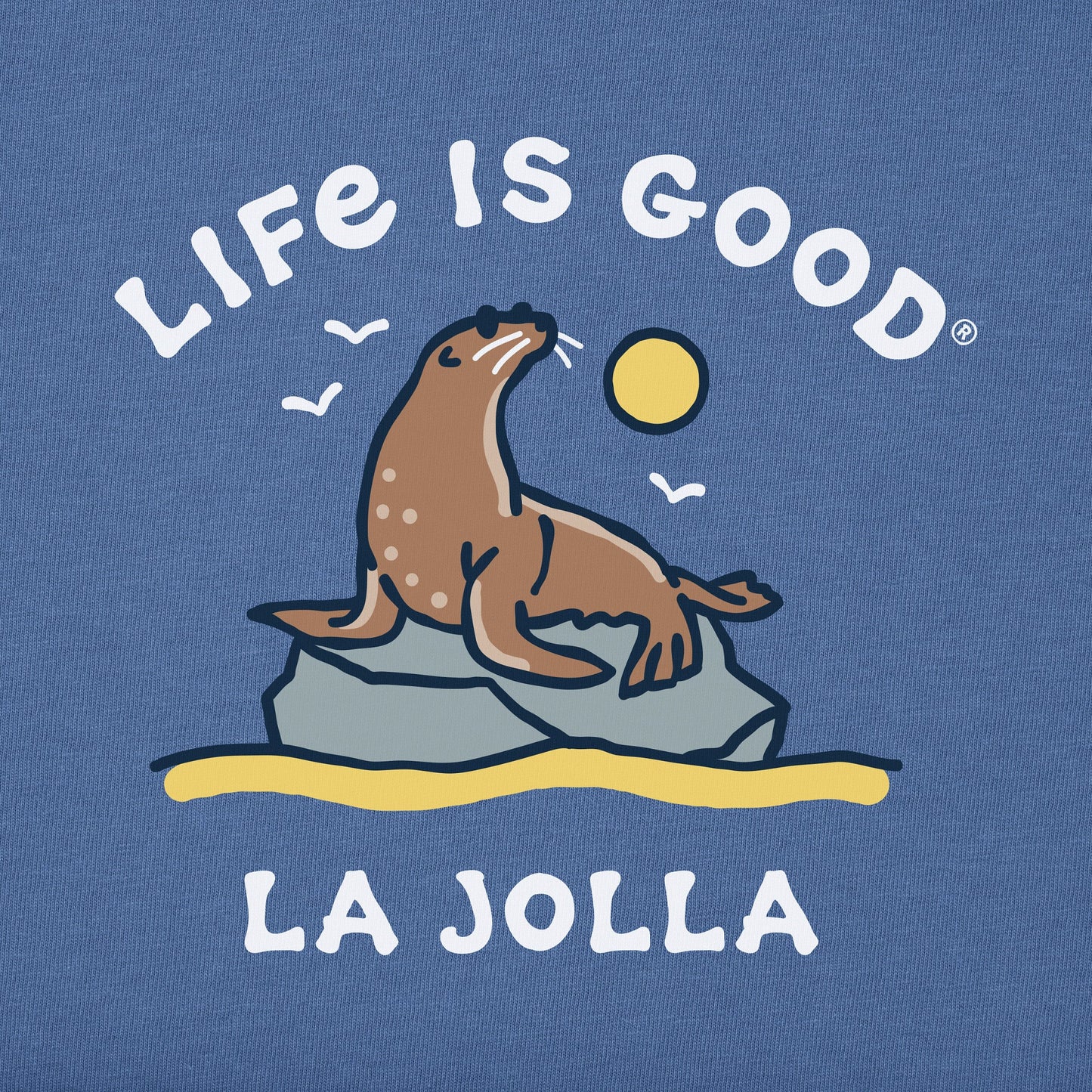 Men's La Jolla Sea Lion Short Sleeve Crusher Tee