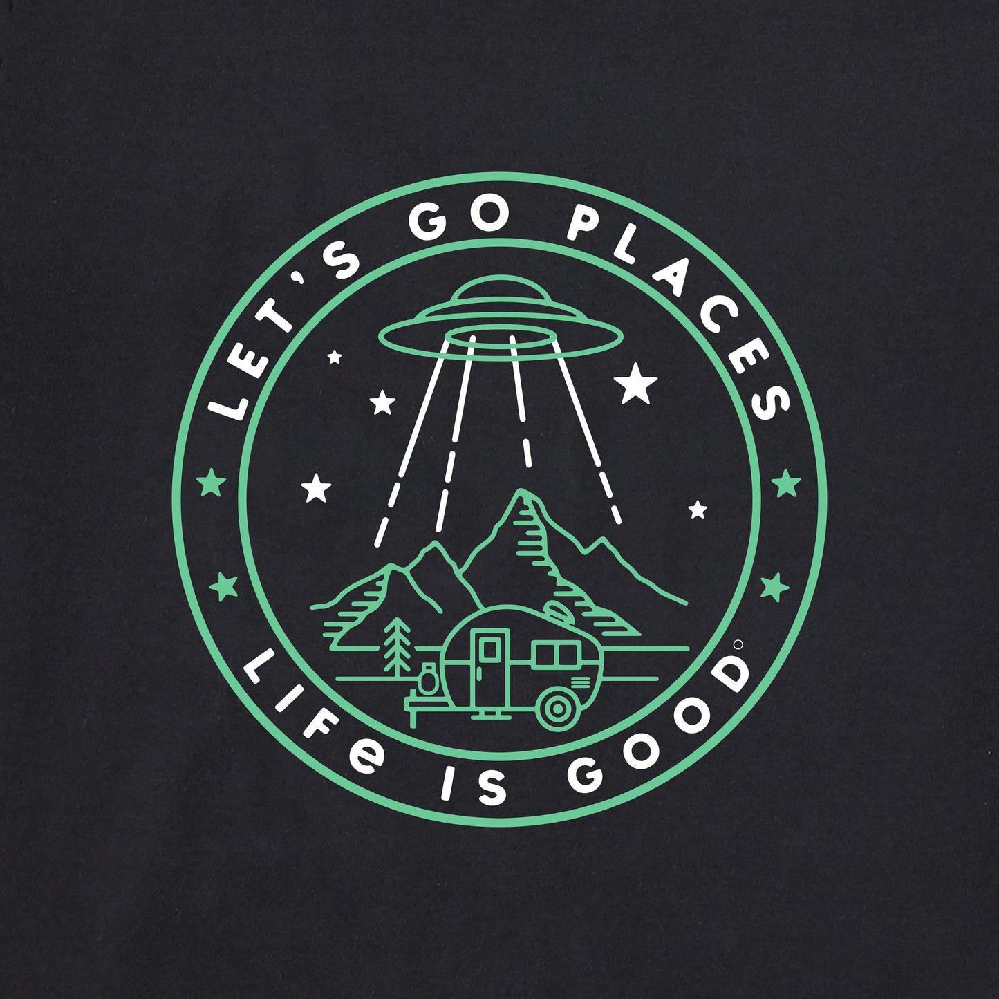 Men's UFO Let's Go Places Short Sleeve Tee