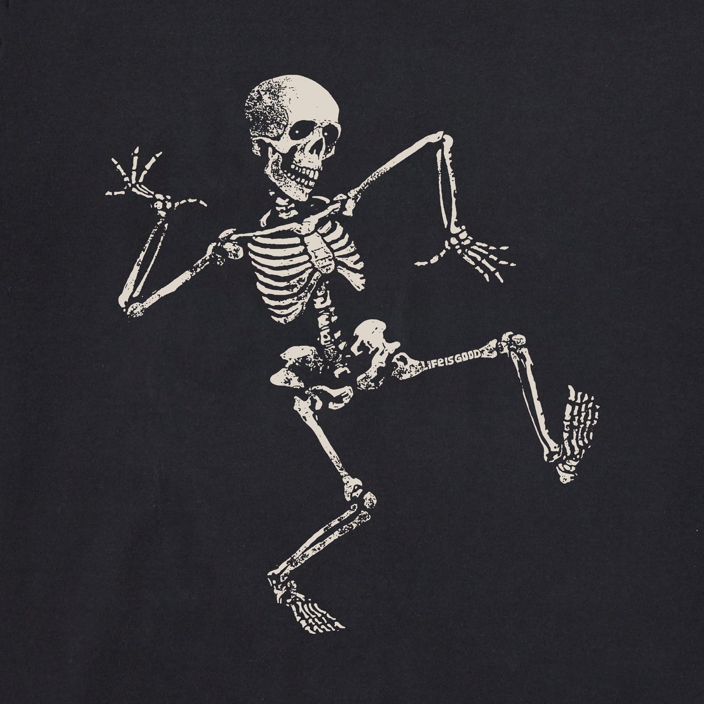 Men's Skeleton Dance Long Sleeve Crusher Tee