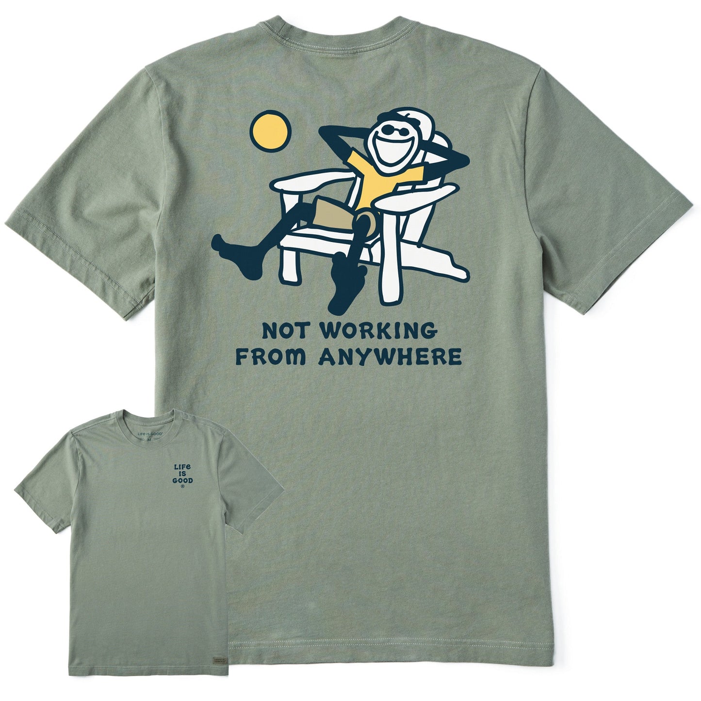 Men's Jake Not Working Adirondack Short Sleeve Tee