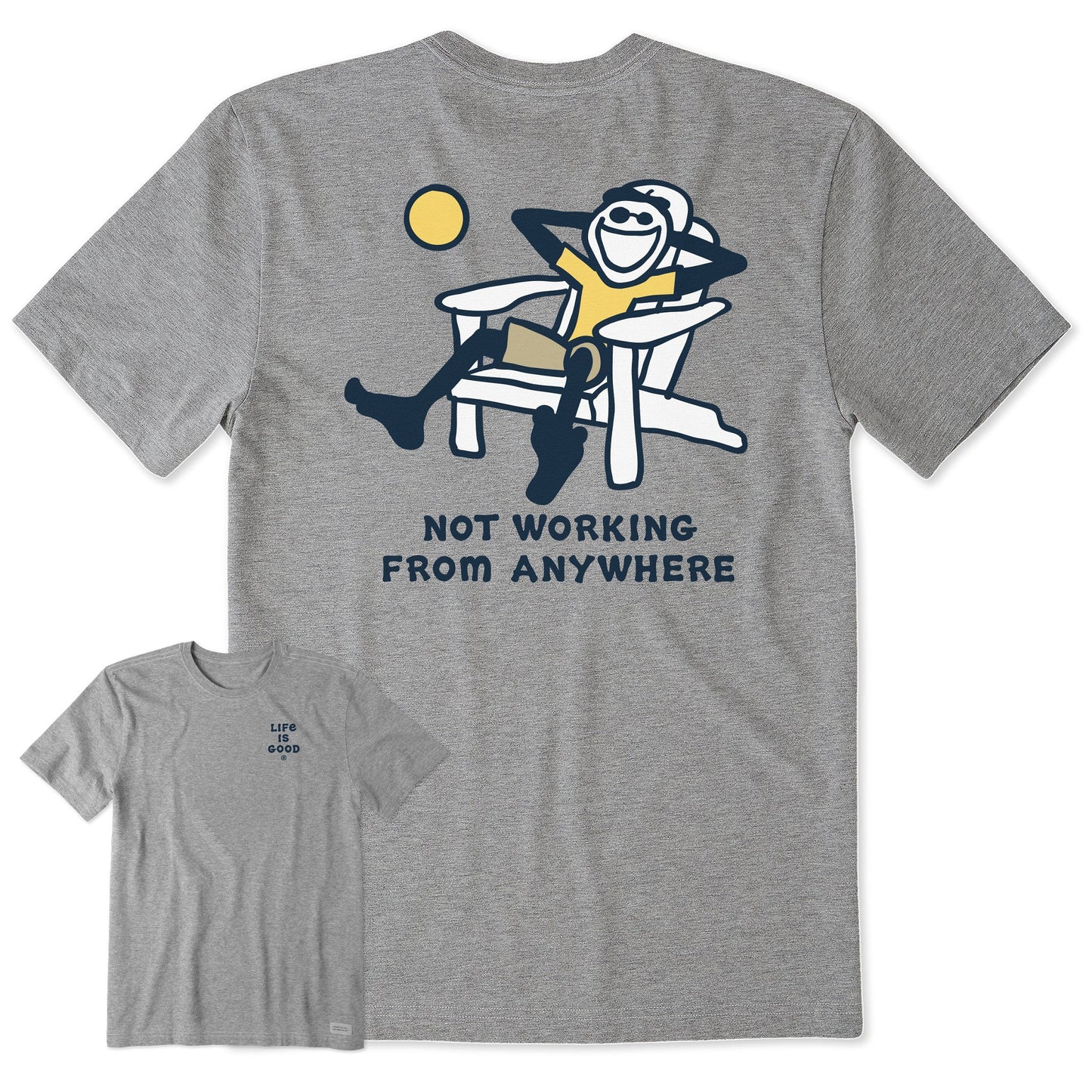 Men's Jake Not Working Adirondack Short Sleeve Tee