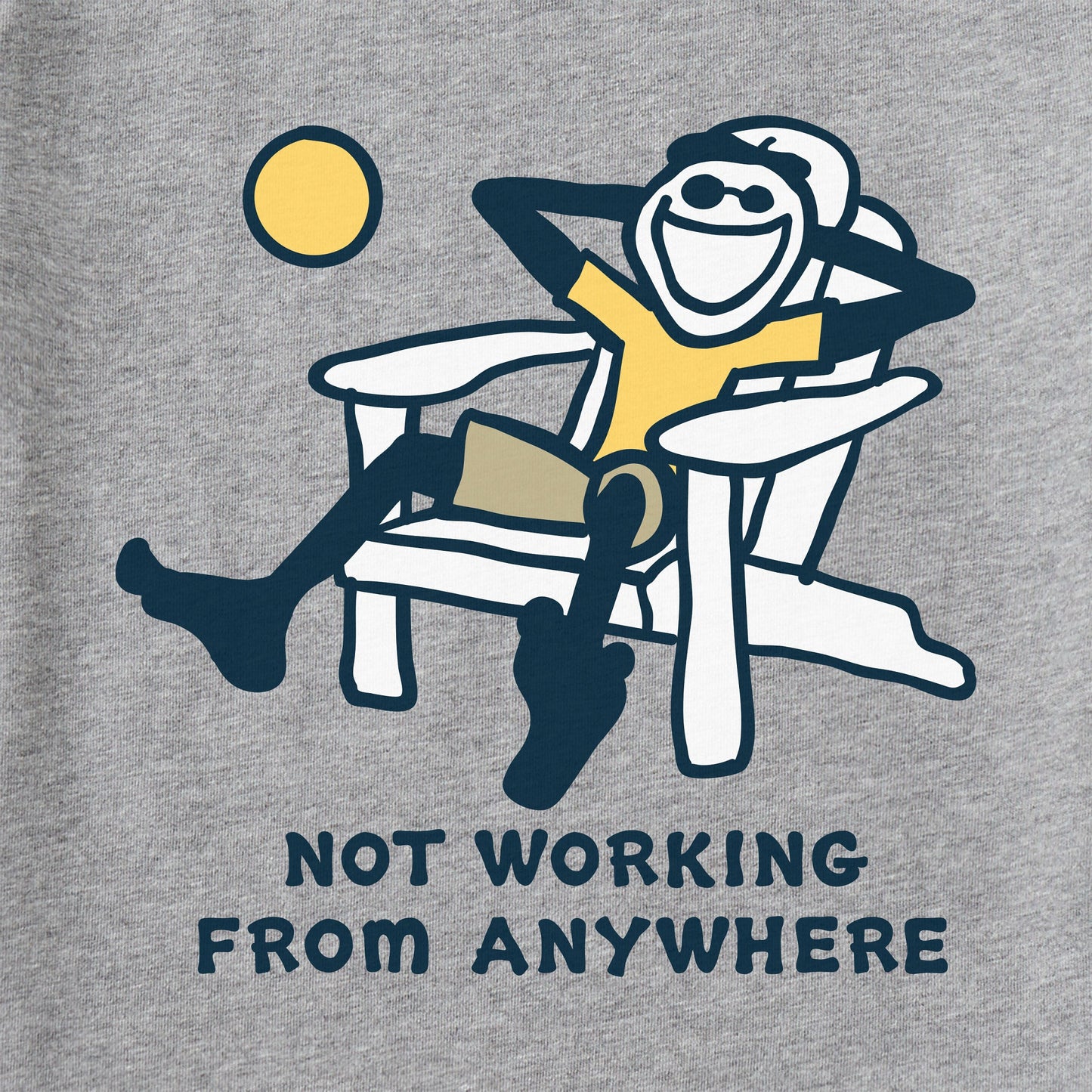 Men's Jake Not Working Adirondack Short Sleeve Tee