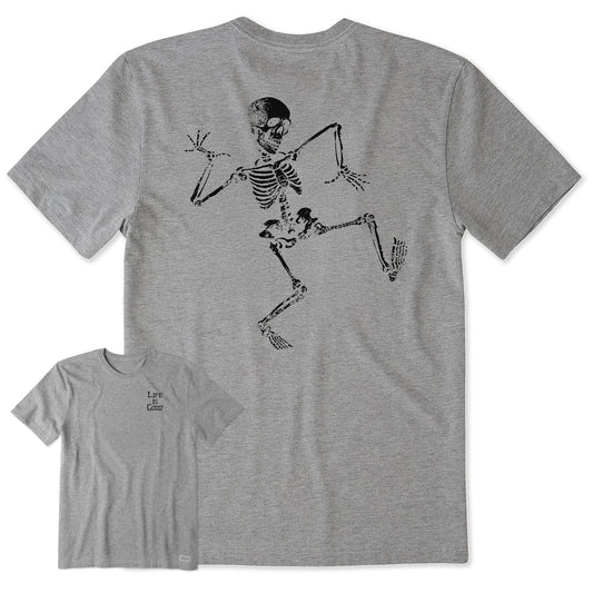 Men's Skeleton Dance Short Sleeve Crusher Tee