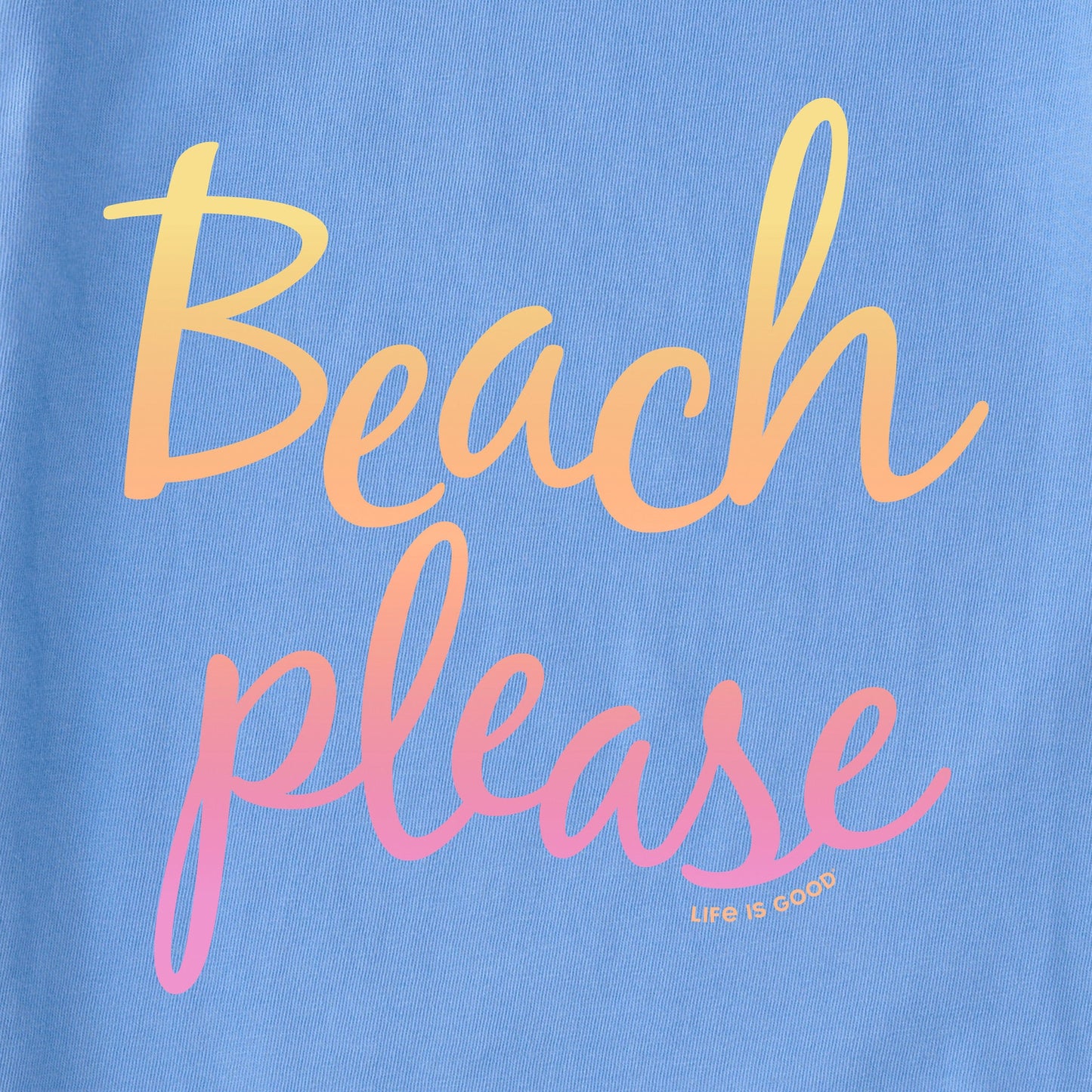 Women's Beach Please Short Sleeve Vee