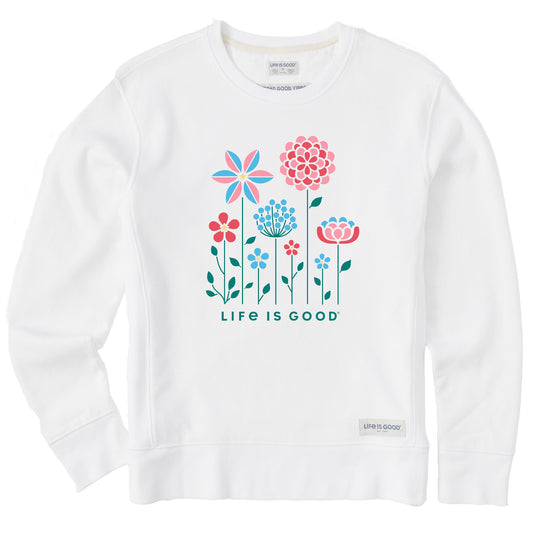 Women's Americana Flowers Simply True Crew