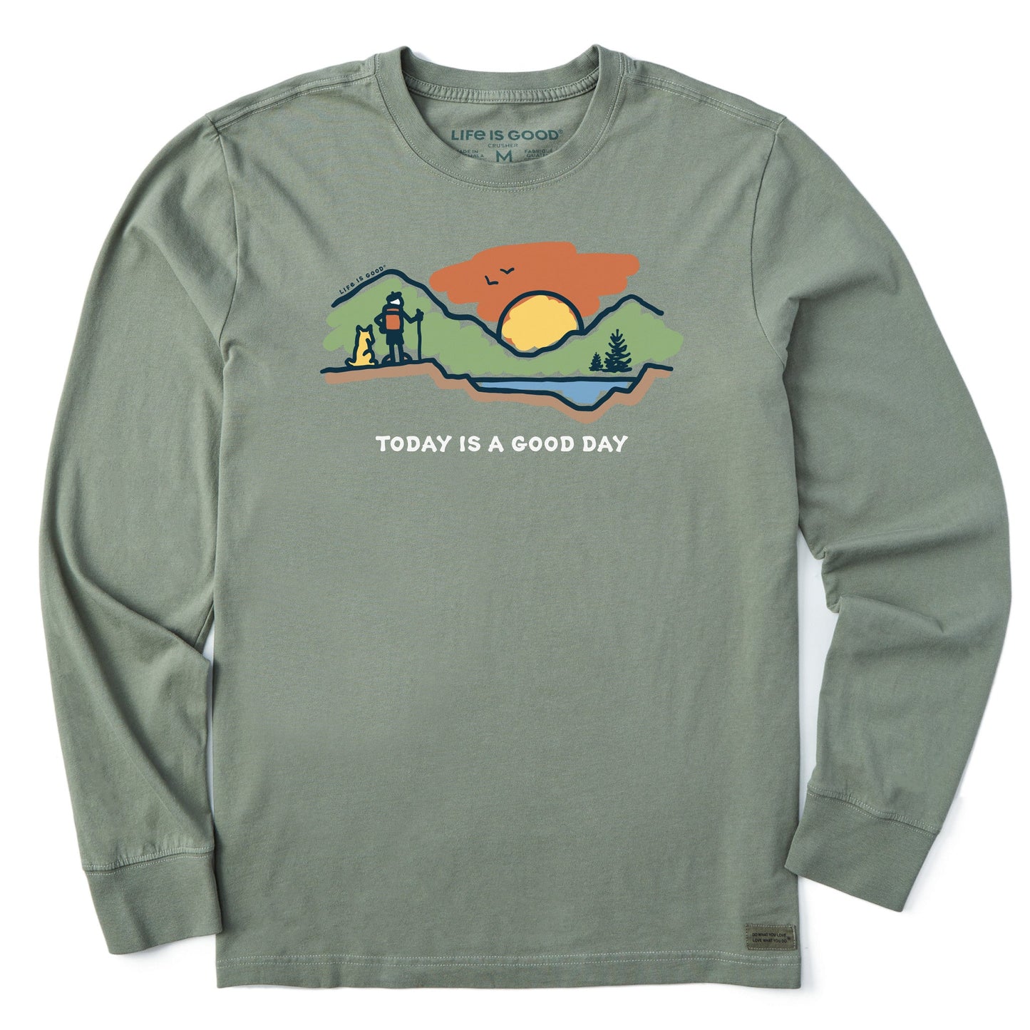 Men's Today is a Good Day Mountain Hike Long Sleeve Tee