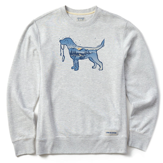 Men's Macro Micro Dogscape Simply True Fleece Crew