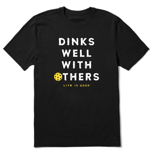 Men's Dinks Well With Others Pickleball Short Sleeve Tee