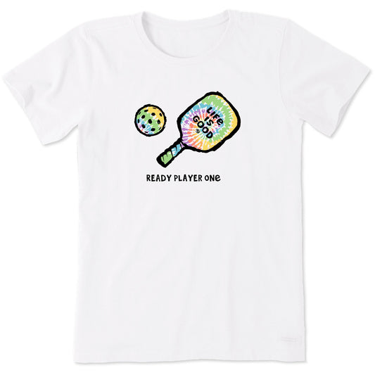 Women's Ready Player One Pickleball Short Sleeve Tee