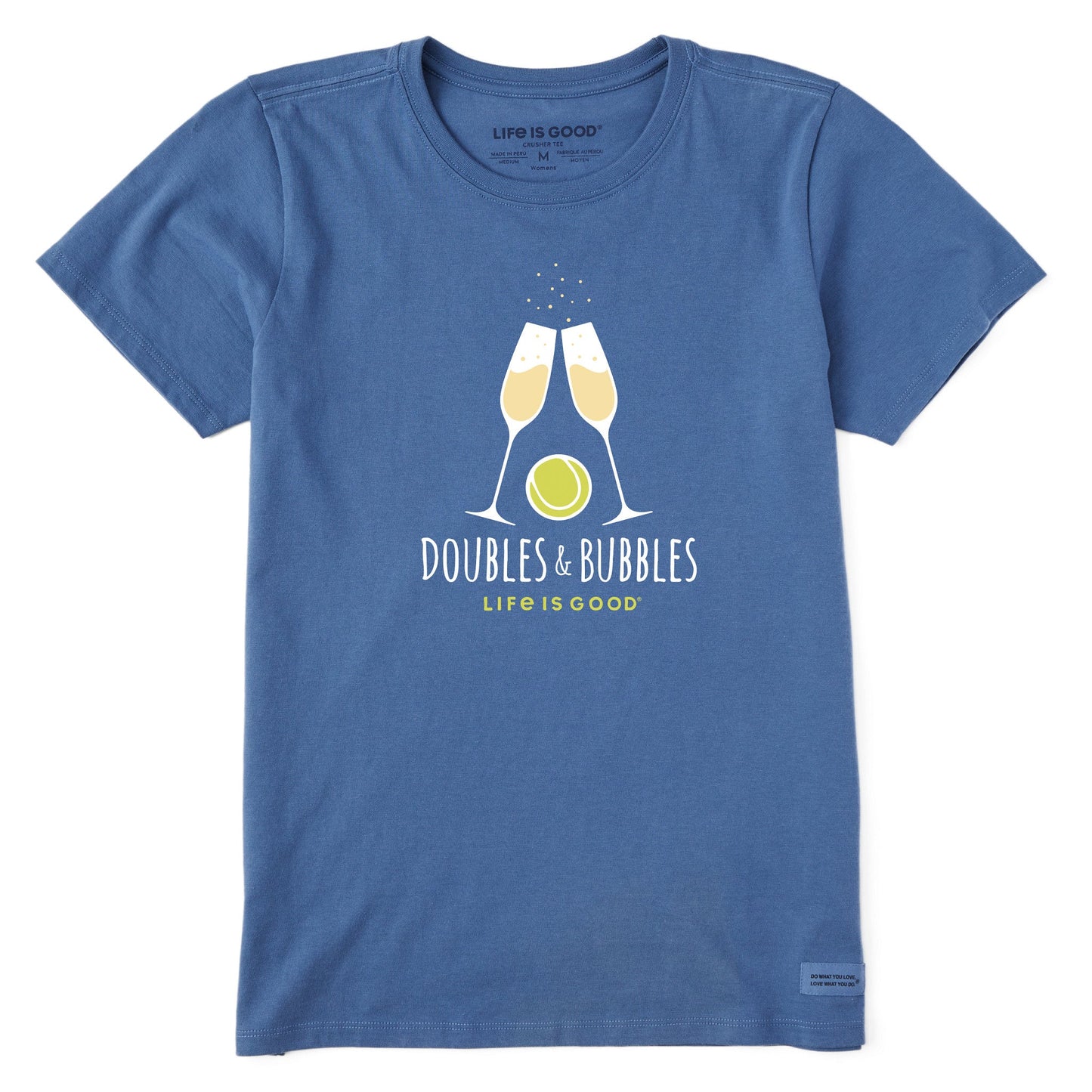 Women's Doubles & Bubbles Short Sleeve Tee