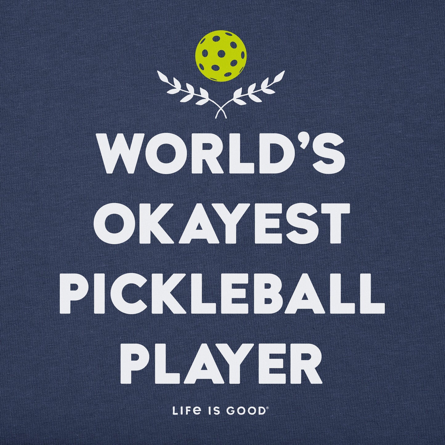 Men's World's Okayest Pickleball Player Short Sleeve Tee