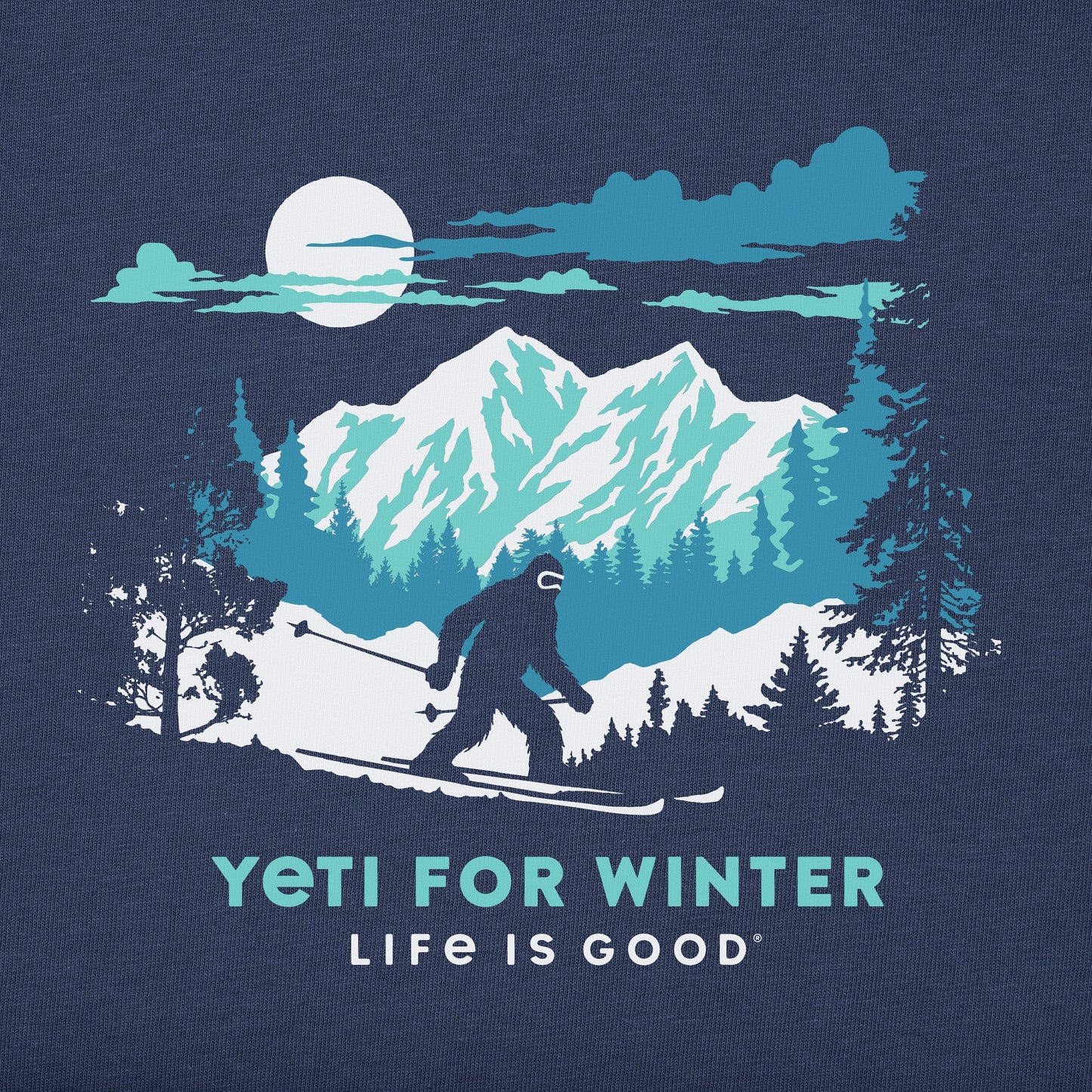 Men's Yeti for Winter Long Sleeve Crusher Tee