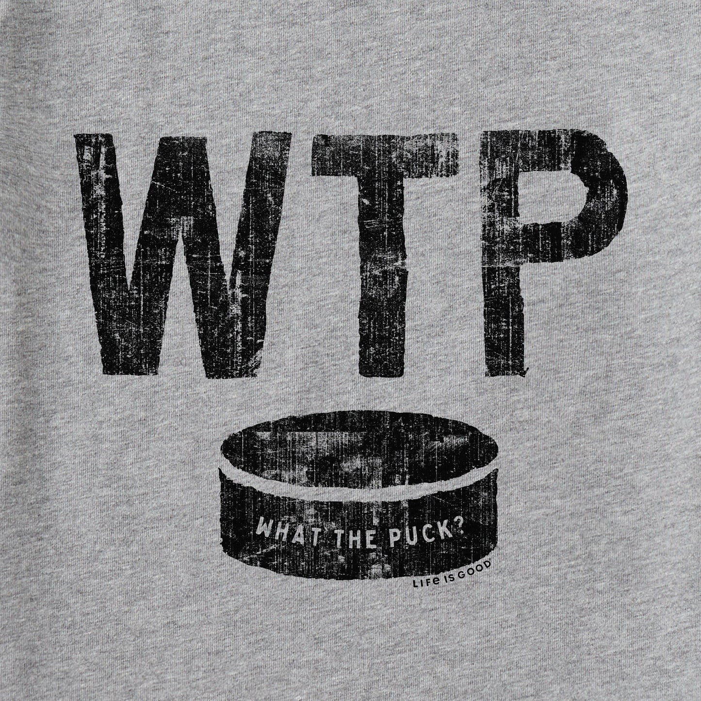 Men's What The Puck Long Sleeve Crusher Tee