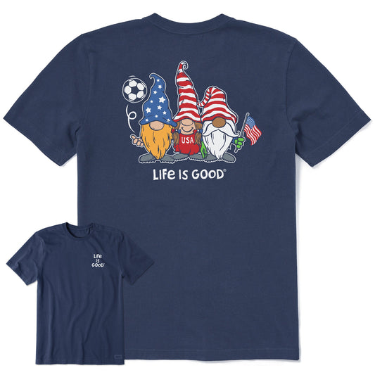 Men's Gnomes Soccer Short Sleeve Tee