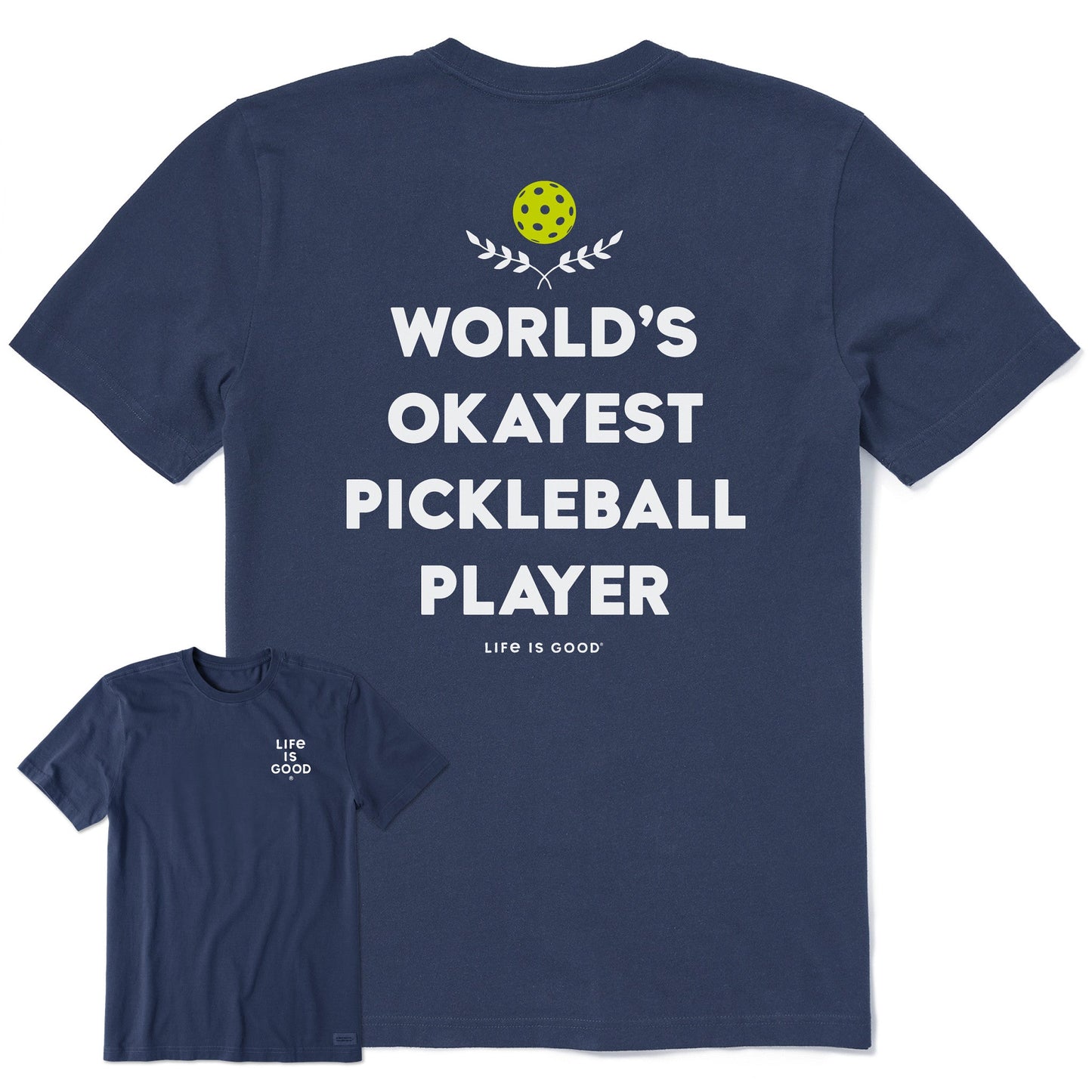 Men's World's Okayest Pickleball Player Short Sleeve Tee