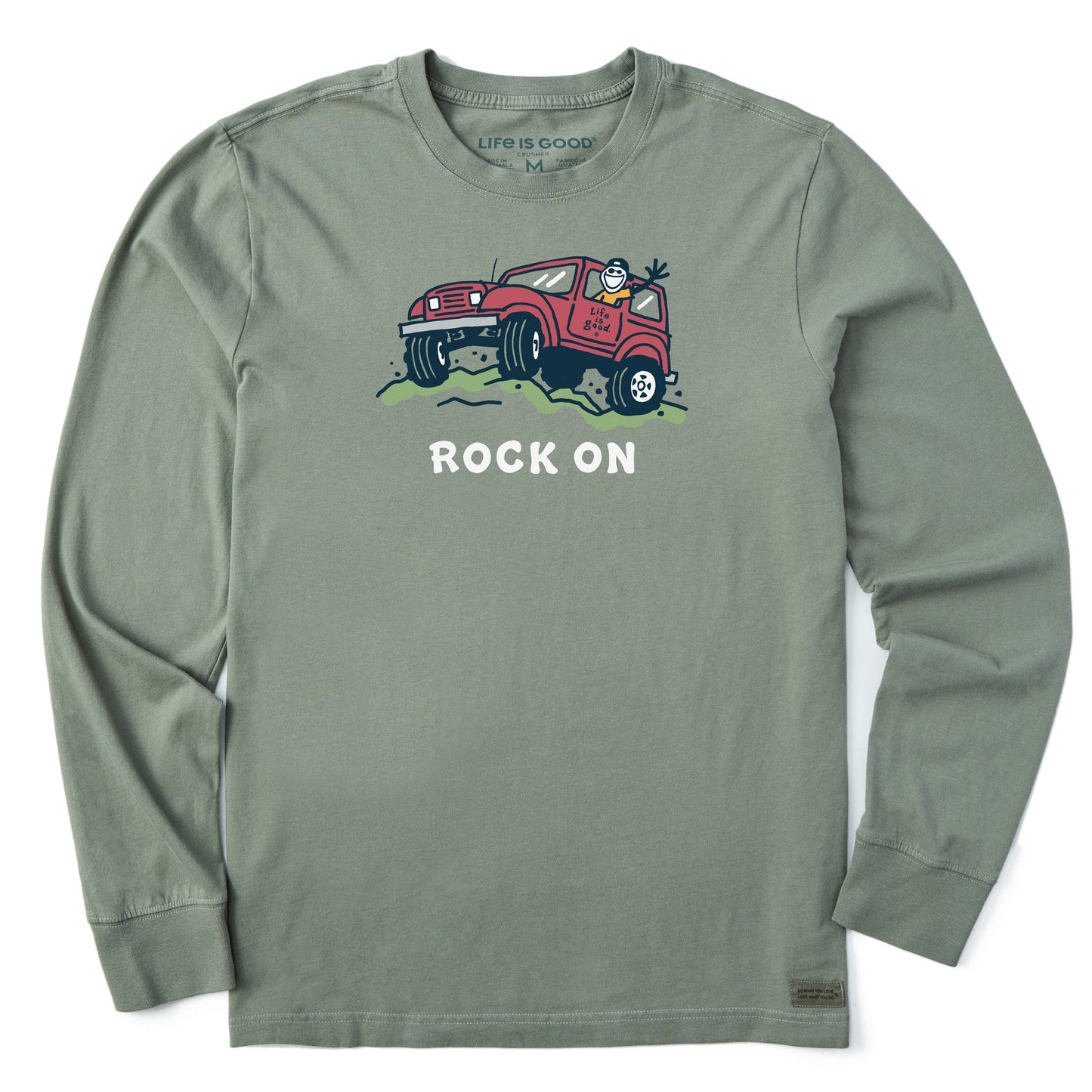 Men's Rock On Offroad Long Sleeve Crusher Tee