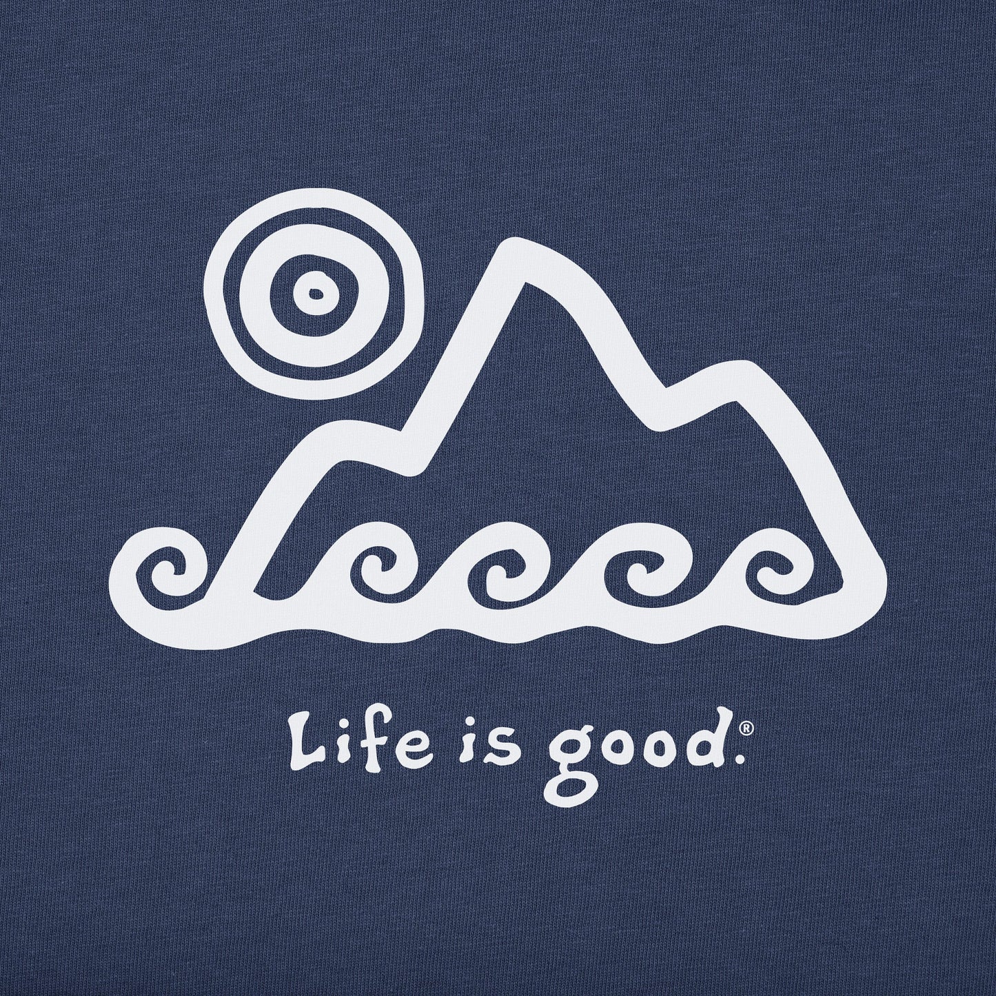 Men's Tribal Mountain Long Sleeve Crusher Tee