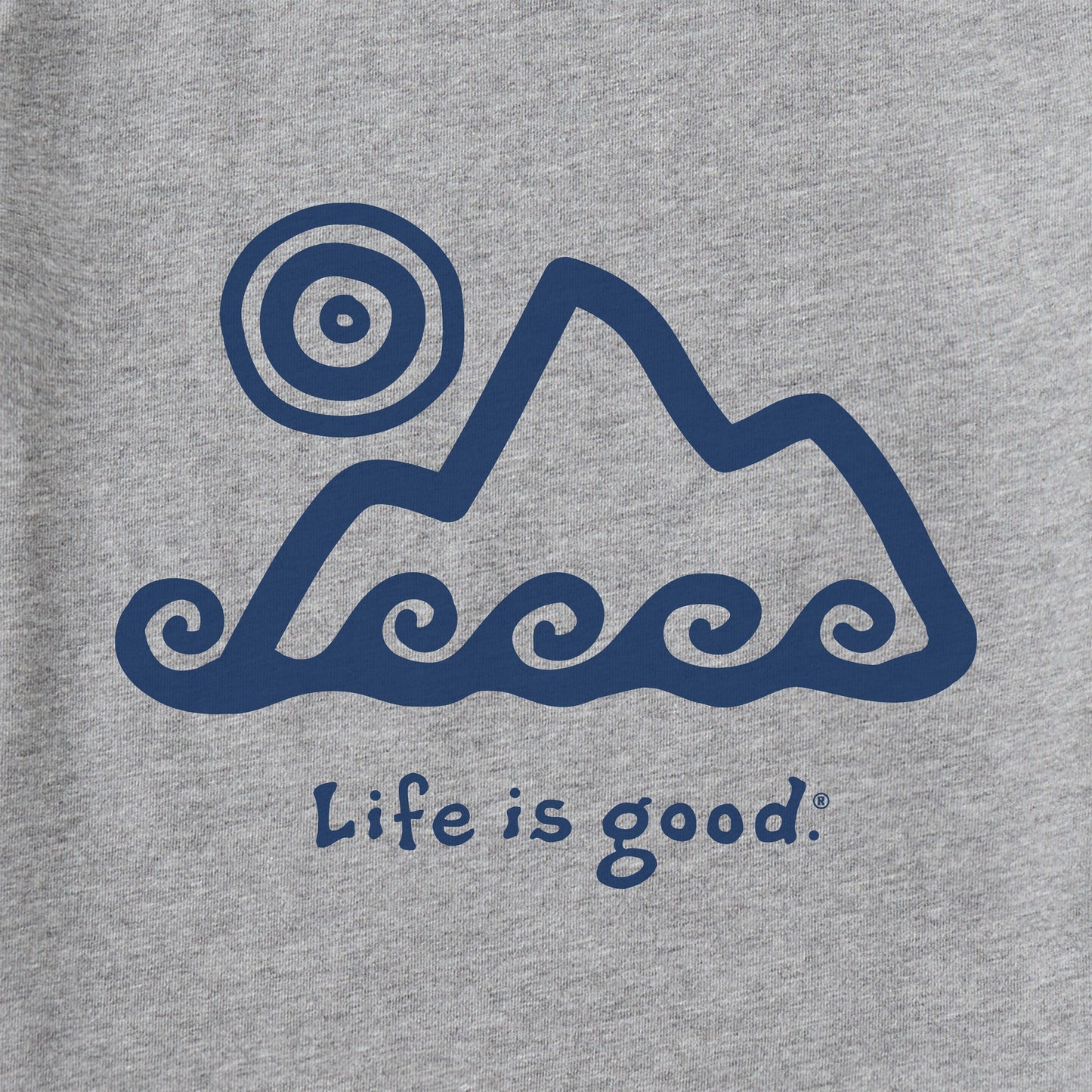 Men's Tribal Mountain Long Sleeve Crusher Tee