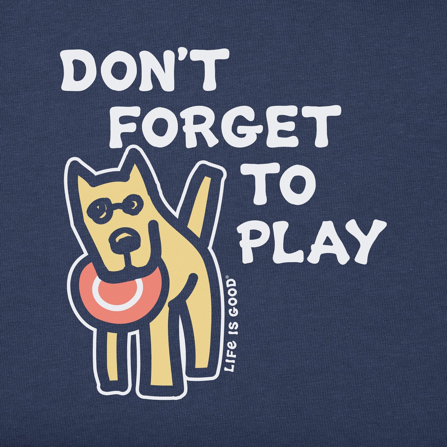 Men's Rocket Don't Forget to Play Long Sleeve Crusher Tee