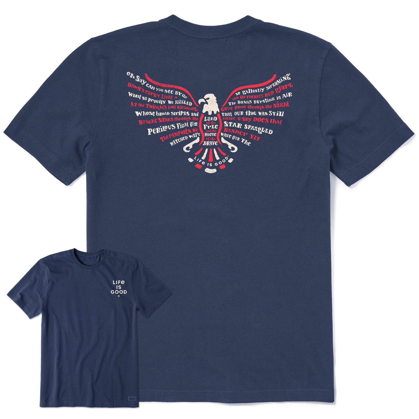 Men's Star Spangled Eagle Short Sleeve Tee