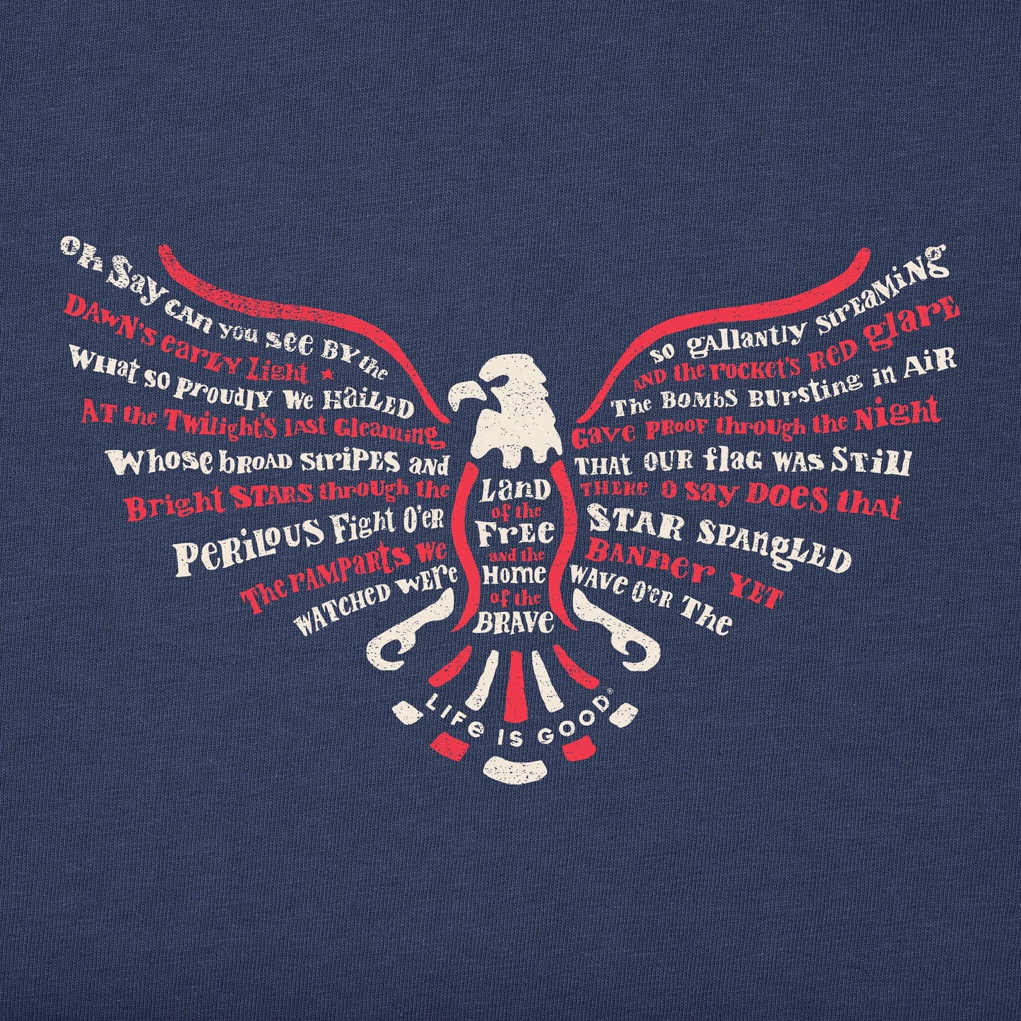 Men's Star Spangled Eagle Short Sleeve Tee