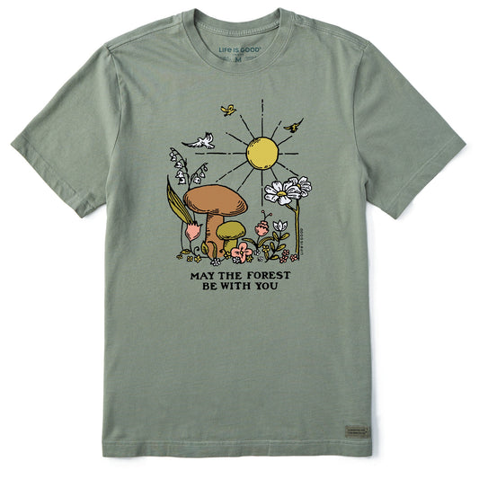 Men's May the Forest be With You Mushrooms Short Sleeve Tee