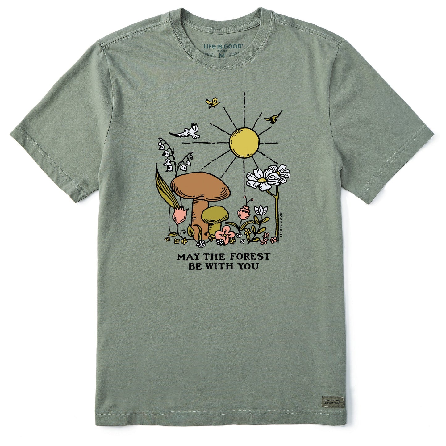 Men's May the Forest be With You Mushrooms Short Sleeve Tee