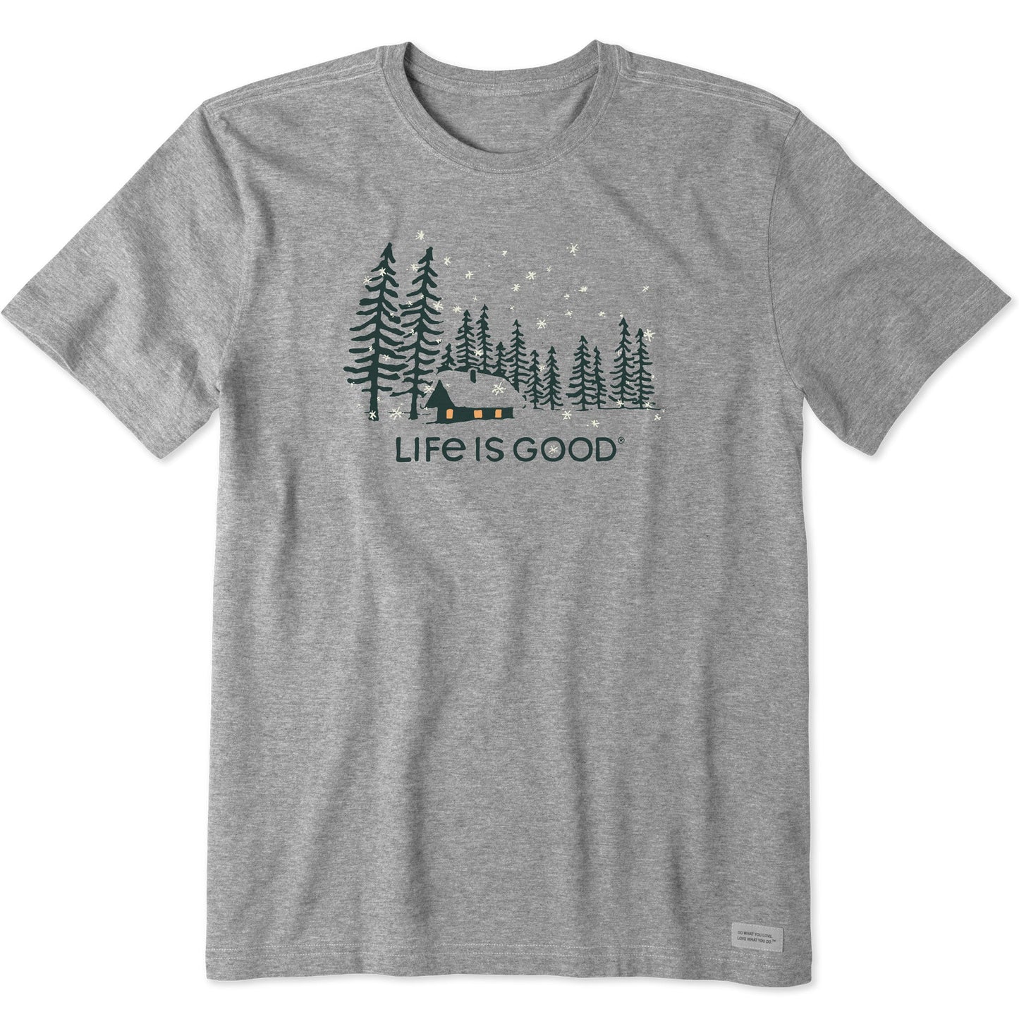 Men's Snowy Evening Short Sleeve Crusher Tee