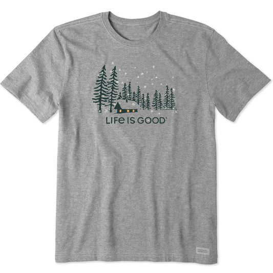 Men's Snowy Evening Short Sleeve Crusher Tee