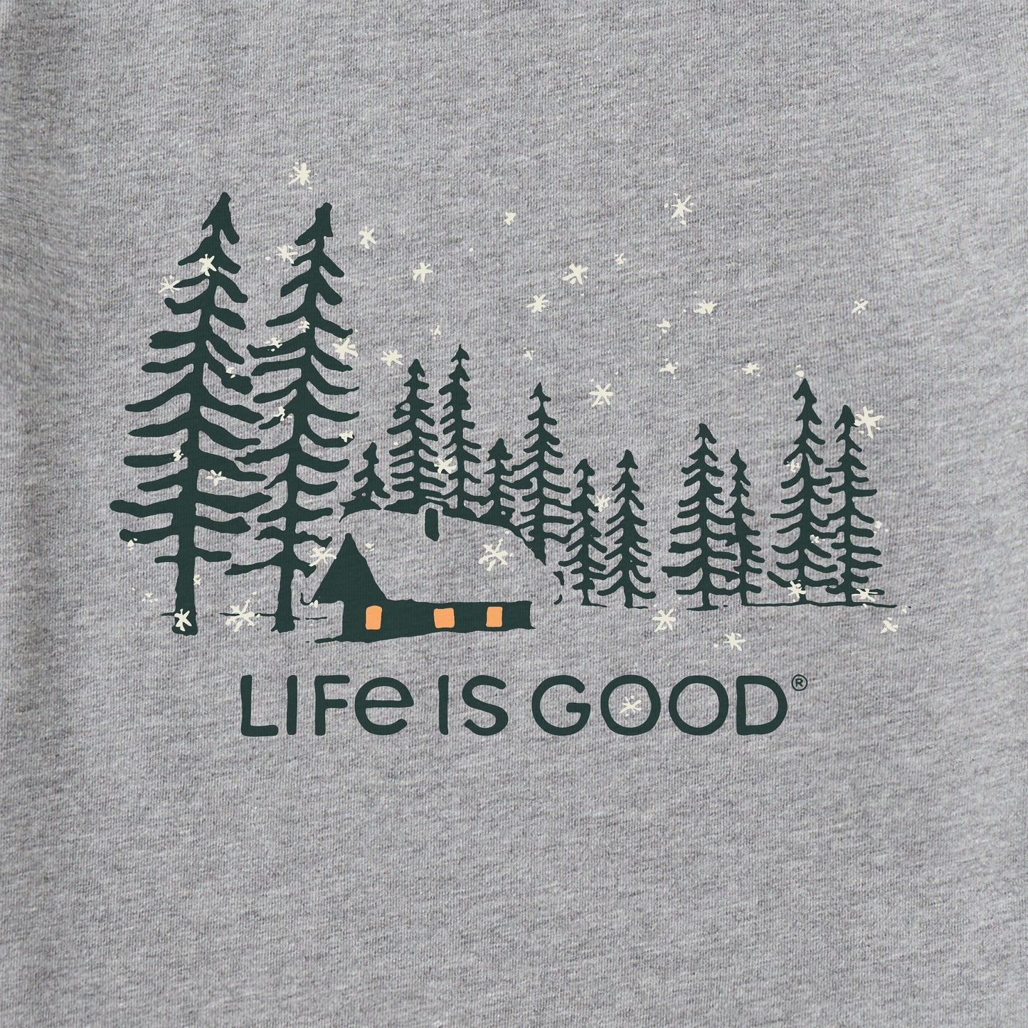 Men's Snowy Evening Short Sleeve Crusher Tee