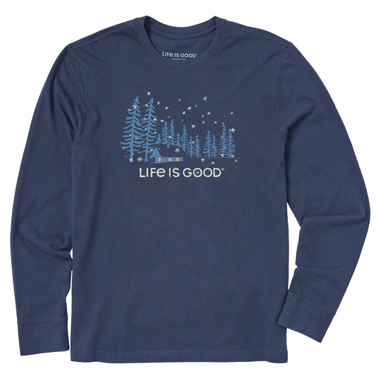 Men's Snowy Evening Long Sleeve Tee
