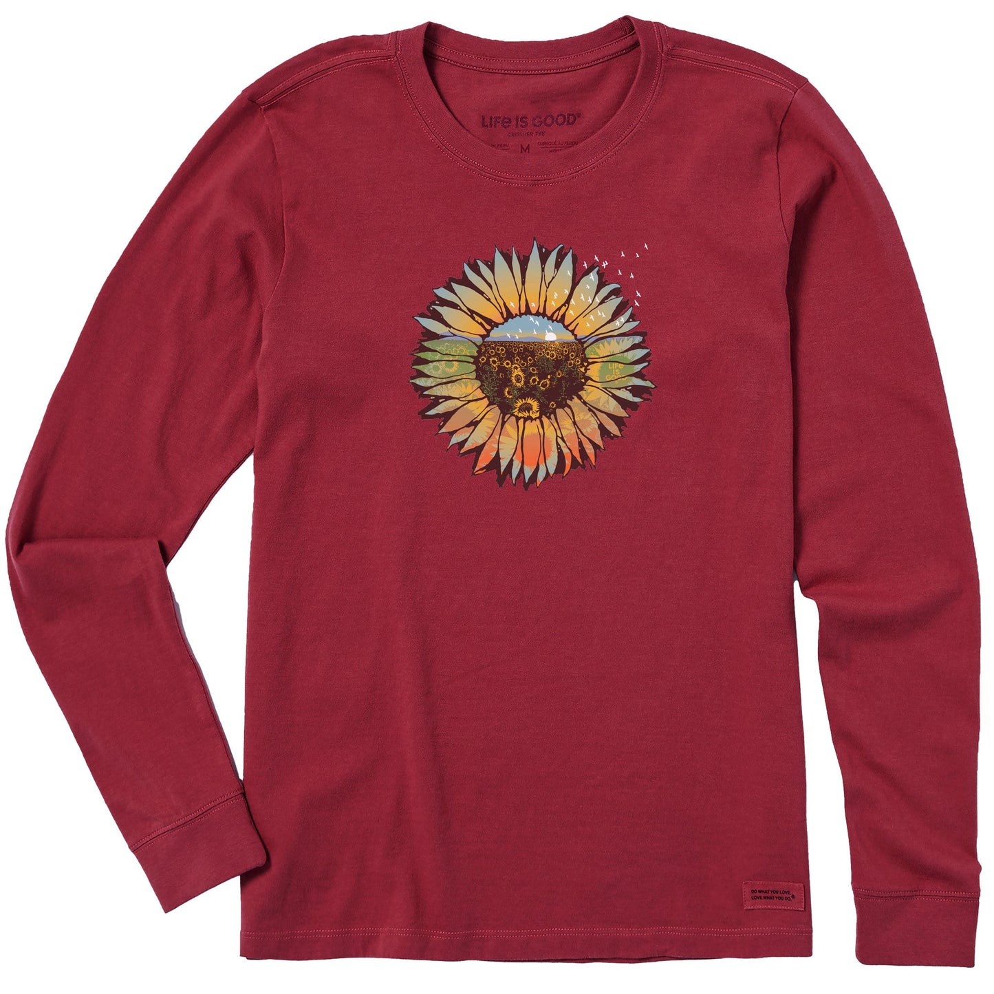 Women's Sunflowerscape Long Sleeve Tee