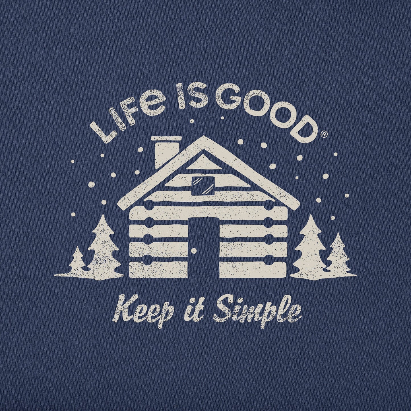 Women's Winter Cabin Keep It SImple Long Sleeve Crusher Tee