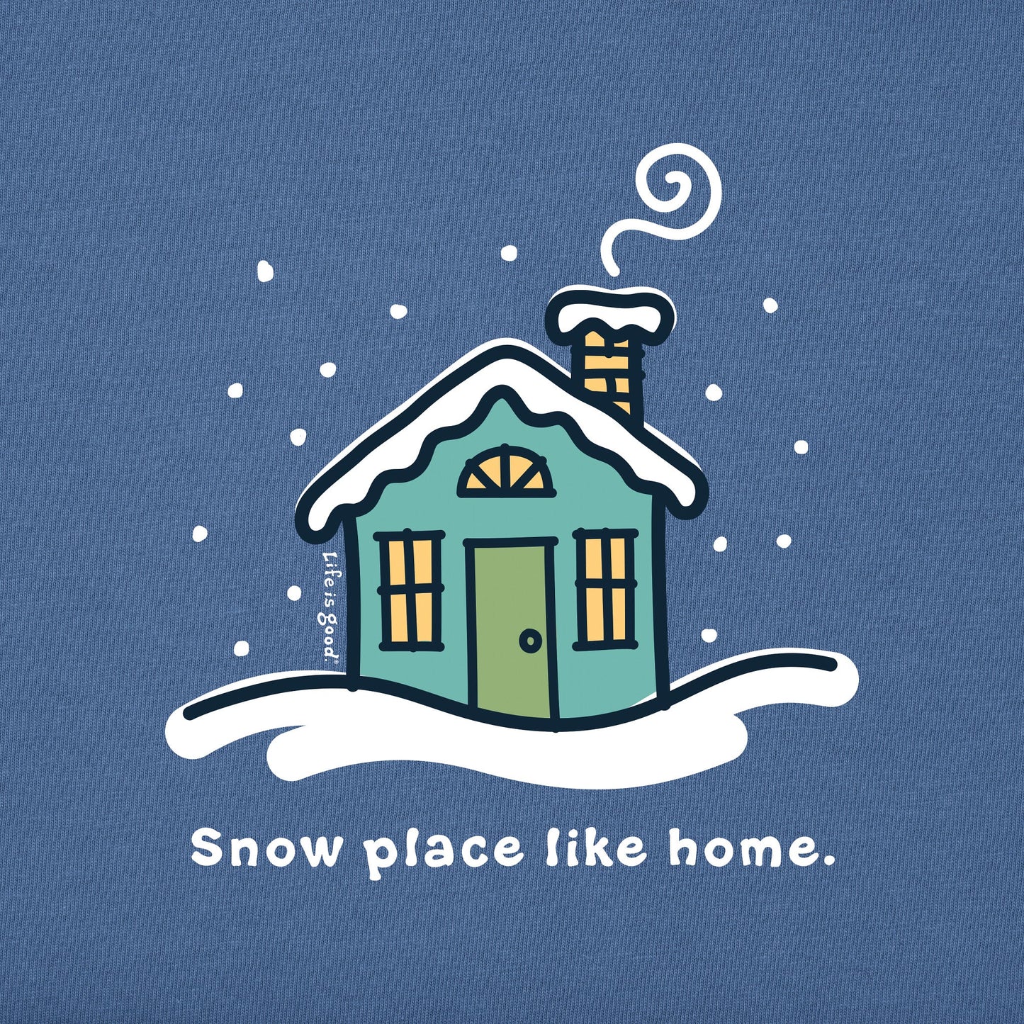Women's Snow Place Like Home Long Sleeve Crusher Tee
